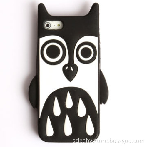 Owl-shaped silicone case for iPhone 5/5S